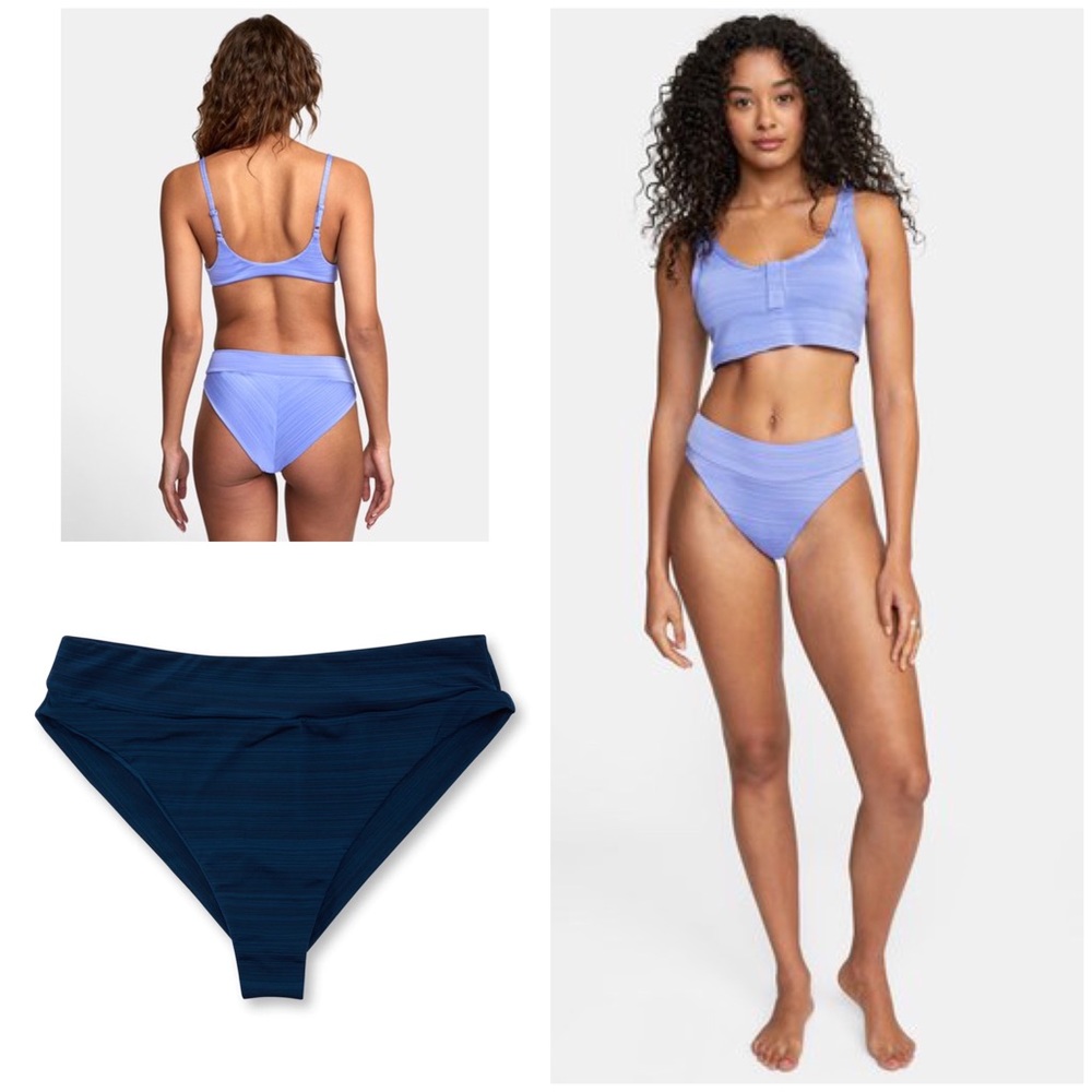 🔆 RVCA Rowan High Rise Bikini Bottom